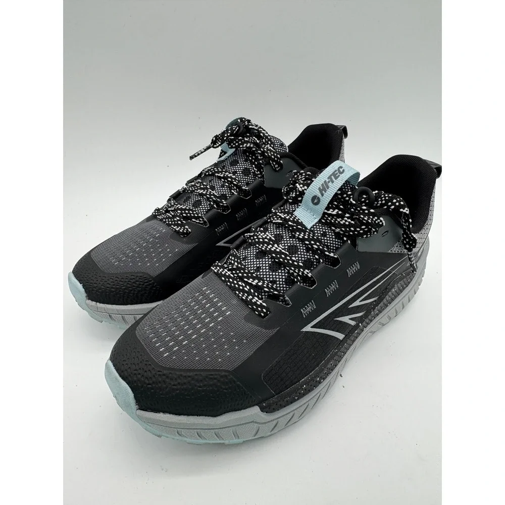 Hi-Tec‎ Women's Running Shoes Size 8.5 Gray Black Athletic Sneakers Lightweight